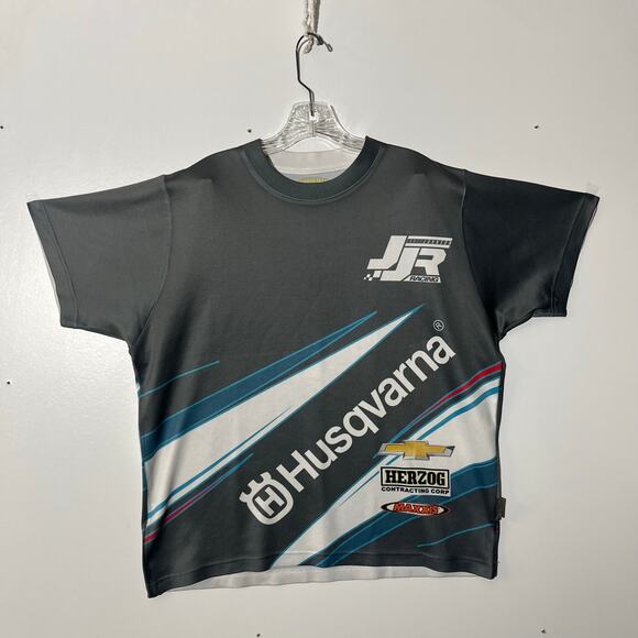 Colorado Timberline HUSQVARNA Nascar Gray Boxy Fit Shirt Mens Size M - Picture 1 of 8